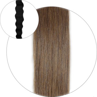 Natural wave Nail hair - #8 Brun