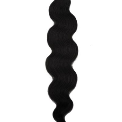 Body wave Tejphår - #1 Svart