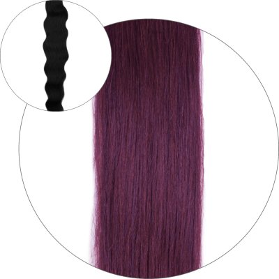 Natural wave Nail hair - #530 Mörk vinröd