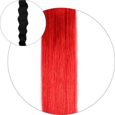 Natural wave Ponytail - #Red